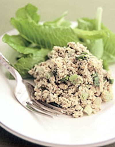 Mock tuna salad from the folks at RAWvolution.