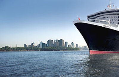 The Queen Mary 2 served as the unconventional venue for the May 24 Britannia Ball.