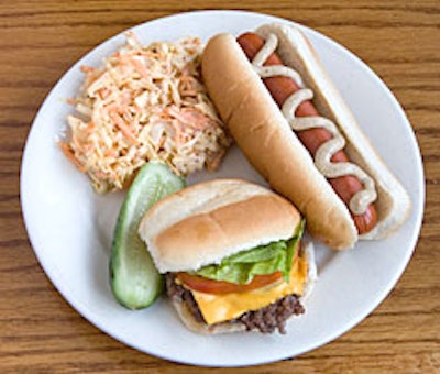 Schnäck offers classic BBQ favorites (and vegetarian versions as well).