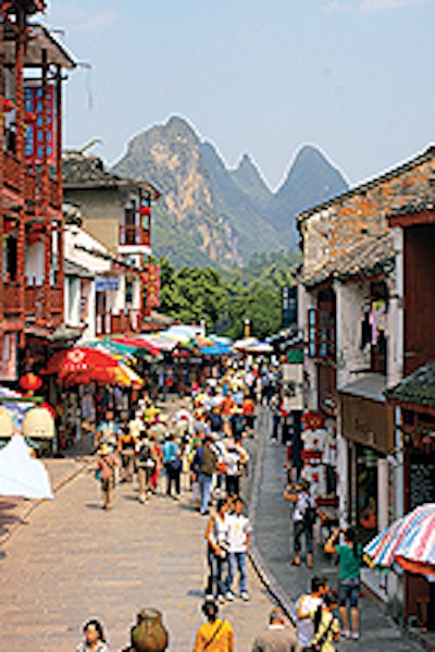 Photographer Ewen Bell leads photo treks through China, touring cities like Yangshuo.