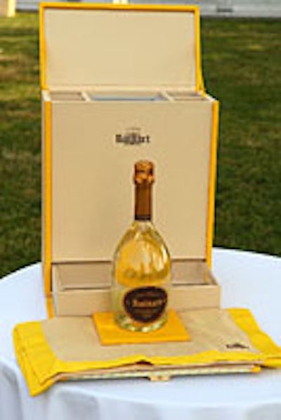 Ruinart's small gathering was made up of fewer than 20 people.
