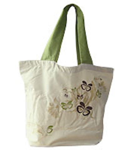 Rizco's organic cotton tote bag.