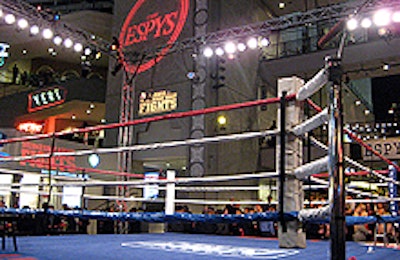 The Espys ' ring setup.