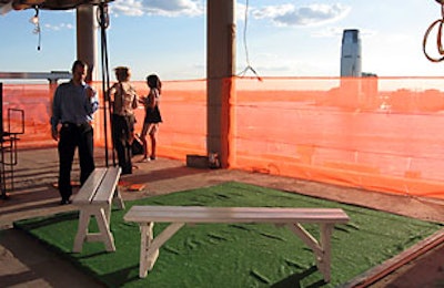 The weather more than cooperated with the Riverhouse/Q Magazine cocktail party.