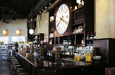 The bar at Logan @ the Heights.