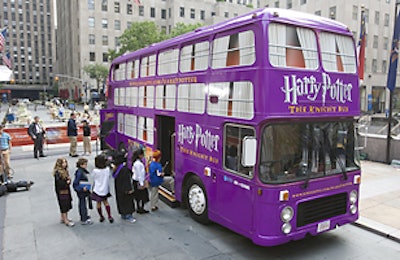 The Knight Bus tour began in June at the Today show set in New York.