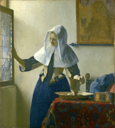 Johannes Vermeer's 'Young Woman With a Water Pitcher ' at the Met.