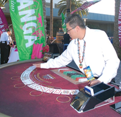 Pechanga Resort and Casino offered gaming at the Anaheim/Orange County Visitor & Convention Bureau's closing-night party for the International Pow Wow.