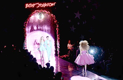 Betsey Johnson's prom-themed show.