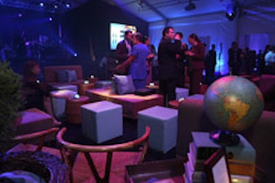 Condé Nast Traveler's after-party space.
