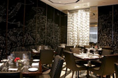 One of Primehouse's private dining rooms.