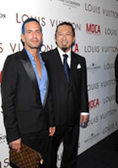 Kanye West attending the Louis Vuitton Gala Celebrating Murakami