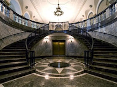 The site's grand staircase.