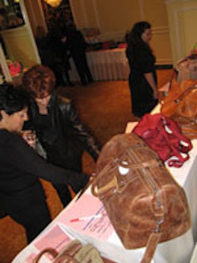 Guests browsed bags at Lupus L.A.'s luncheon.