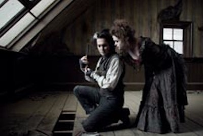 Depp and Bonham Carter in Sweeney Todd