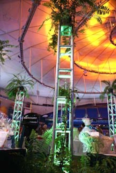 Live and silent auctions were held under the Tropicana dome throughout the evening.