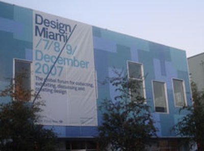 The 'Design Miami ' exhibition took place at the Moore Building in the design district during Art Basel.