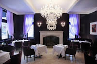 The renovated tea room at the Windsor Arms Hotel