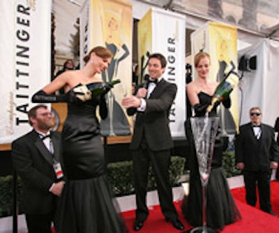 Taittinger's red-carpet moment at the SAG Awards