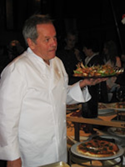 Wolfgang Puck unveiled what he called 'refined simplicity ' for the Governors Ball menu.