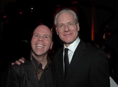 Stevenson with Project Runway's Tim Gunn