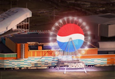 An artist's rendering of Pepsi Globe