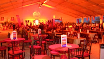 Prime Event Group's 15,000-square-foot tent held the close to 1,600 foodies who came out to the second annual Burger Bash.