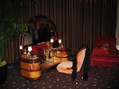 A boudoir-worthy lounge