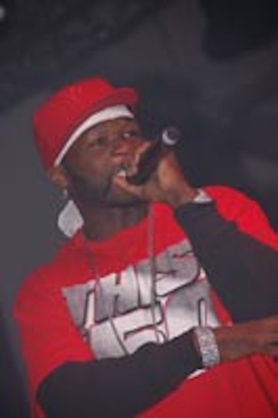50 Cent performed at the 944 Super Village.