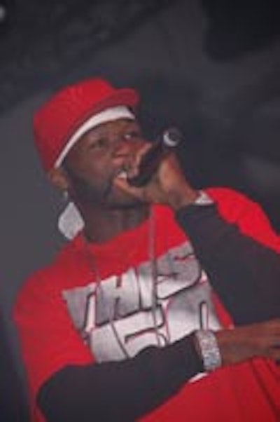 50 Cent performed at the 944 Super Village.