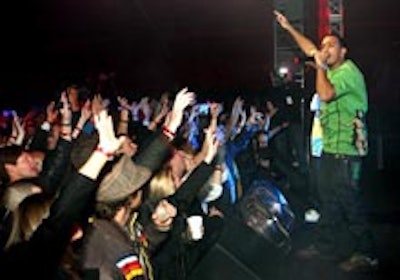 Ludacris performed at ESPN the Magazine's Friday-night party.