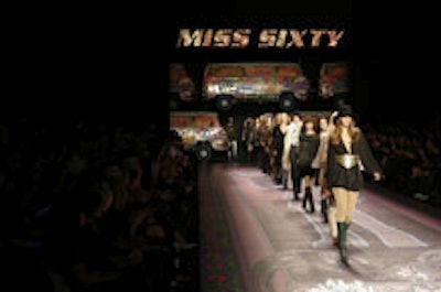 Miss Sixty's retro runway
