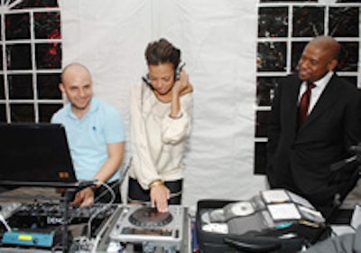 Forest Whitaker's wife, Keisha, took a turn as DJ.