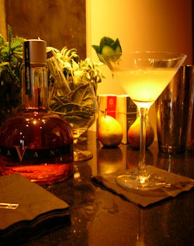 The Spa Martini was served to guests as they arrived at the Setai's spa.
