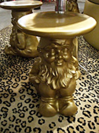 Philippe Starck's gold gnomes
