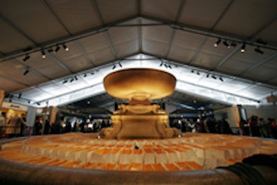 Inside the Fashion Week tents