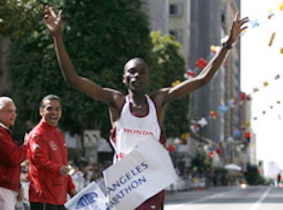 The Los Angeles marathon