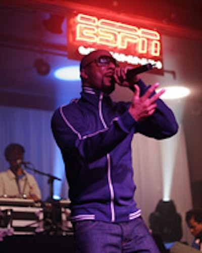 Common performed at ESPN the Magazine's party.