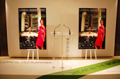 The stage at Holt Renfrew