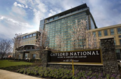 Gaylord National Resort & Convention Center's glass-front exterior