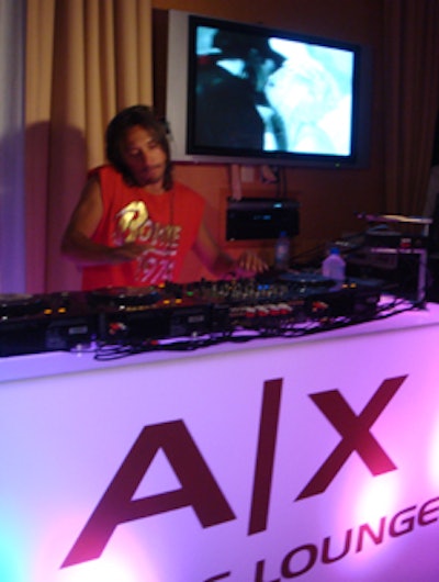 International DJ Bob Sinclar spun hits at the AX Music Lounge.