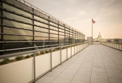 The top floor of the Knight Conference Center offers a bird's-eye view of the Capitol.