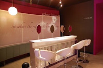 The Colour Lounge at Procter & Gamble's LookFab studio
