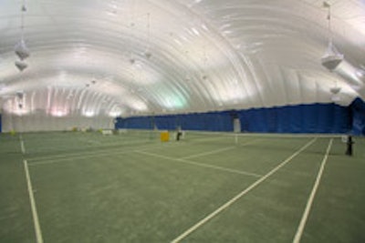 The tennis courts at CityView