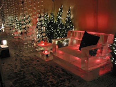 Icy lounge furnishings by Ice Bulb