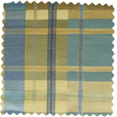 BBJ Linen's Nanking plaid pattern