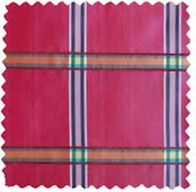 Around the Table's Burberry-style fuschia pattern