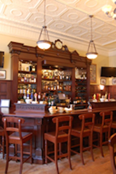 The bar at the Dublin Lounge