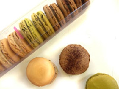 Delicate and chewy macarons from Macaron Café