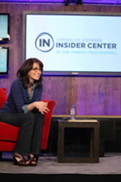 Tina Fey at the Insider Center